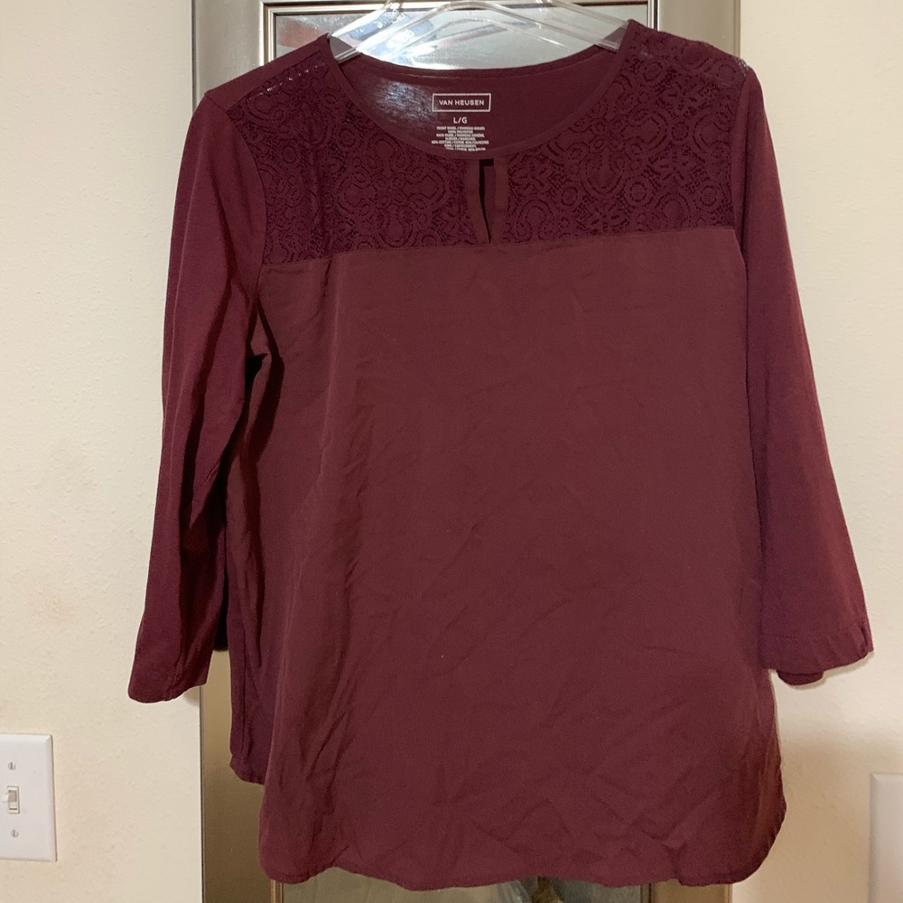 Purple blouse